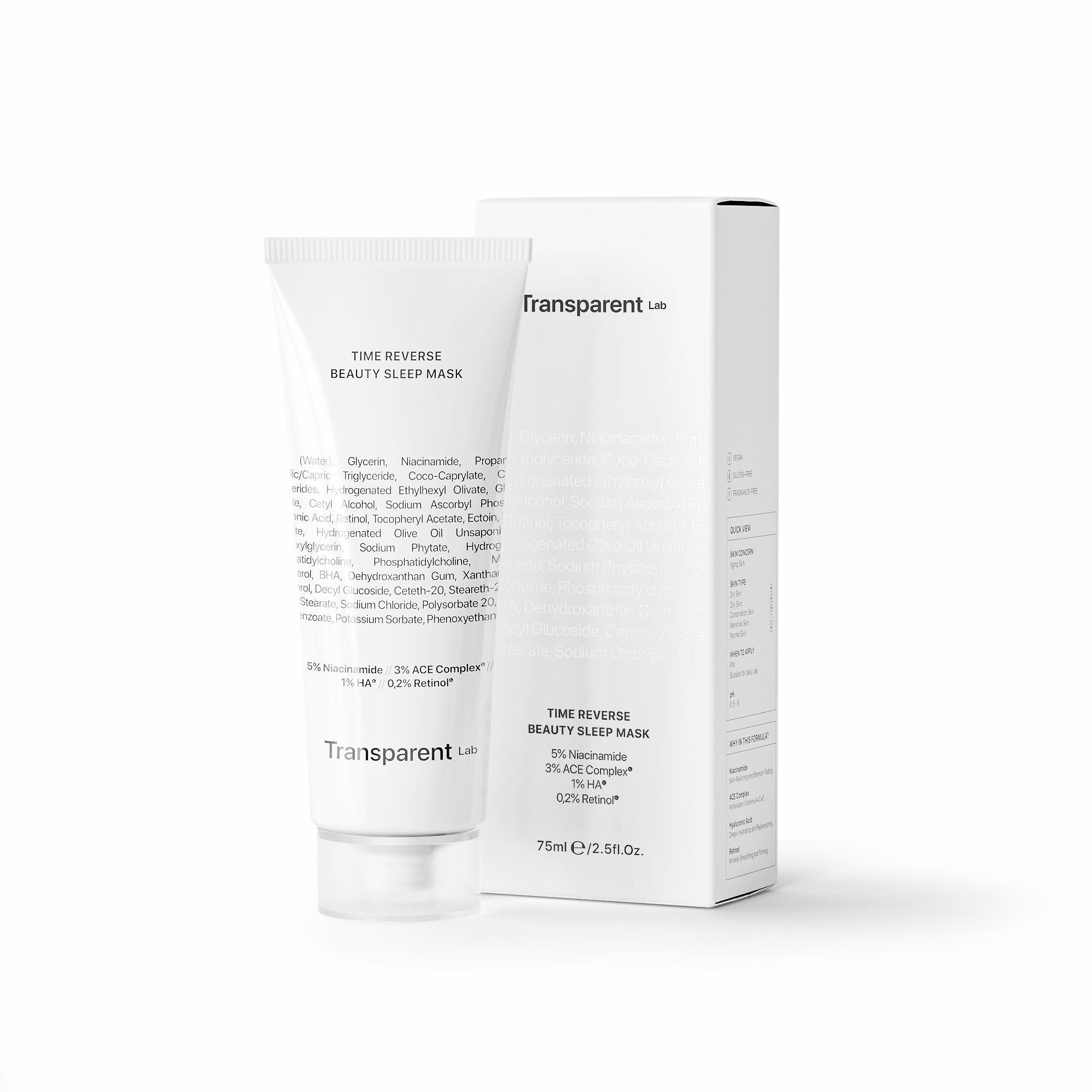 Transparent-Lab Time Reverse Beauty Sleep Mask - Зображення 2