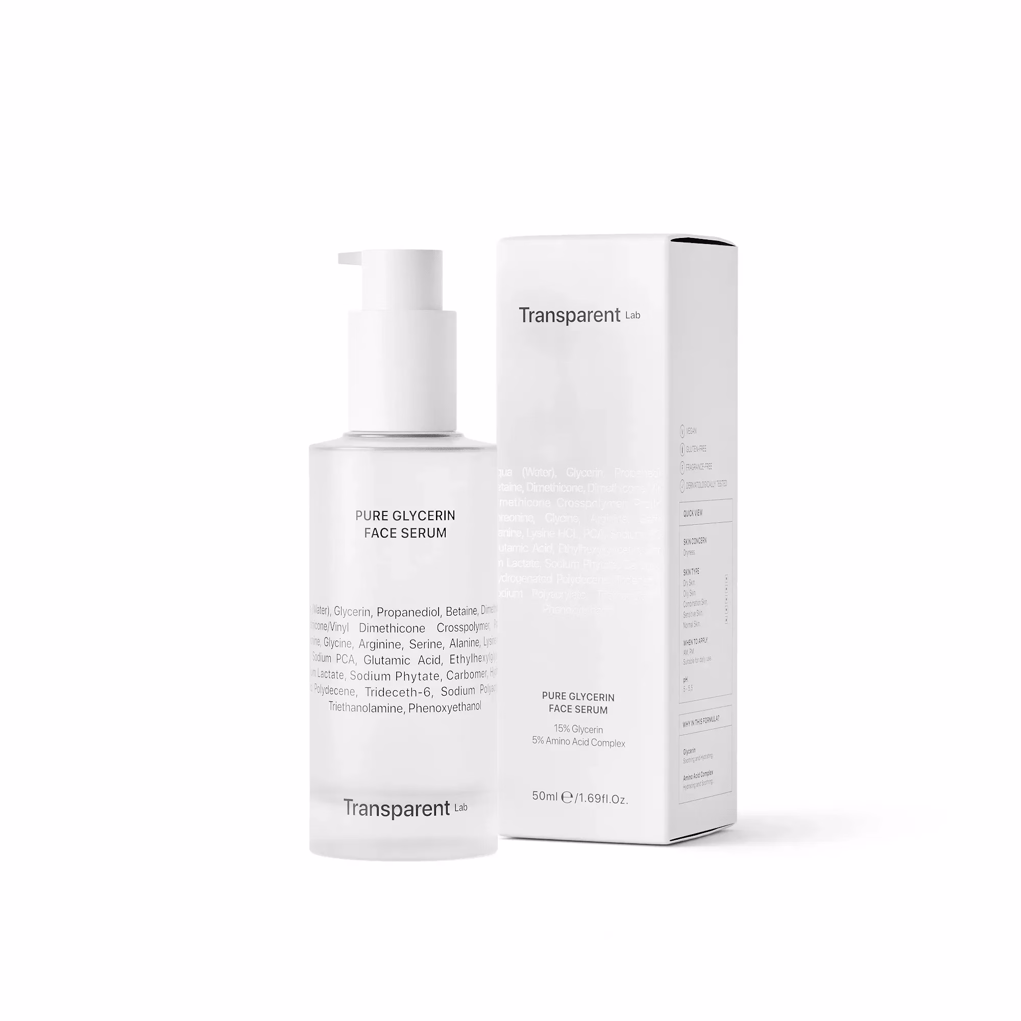 Transparent-Lab Pure Glycerin Face Serum - Зображення 2