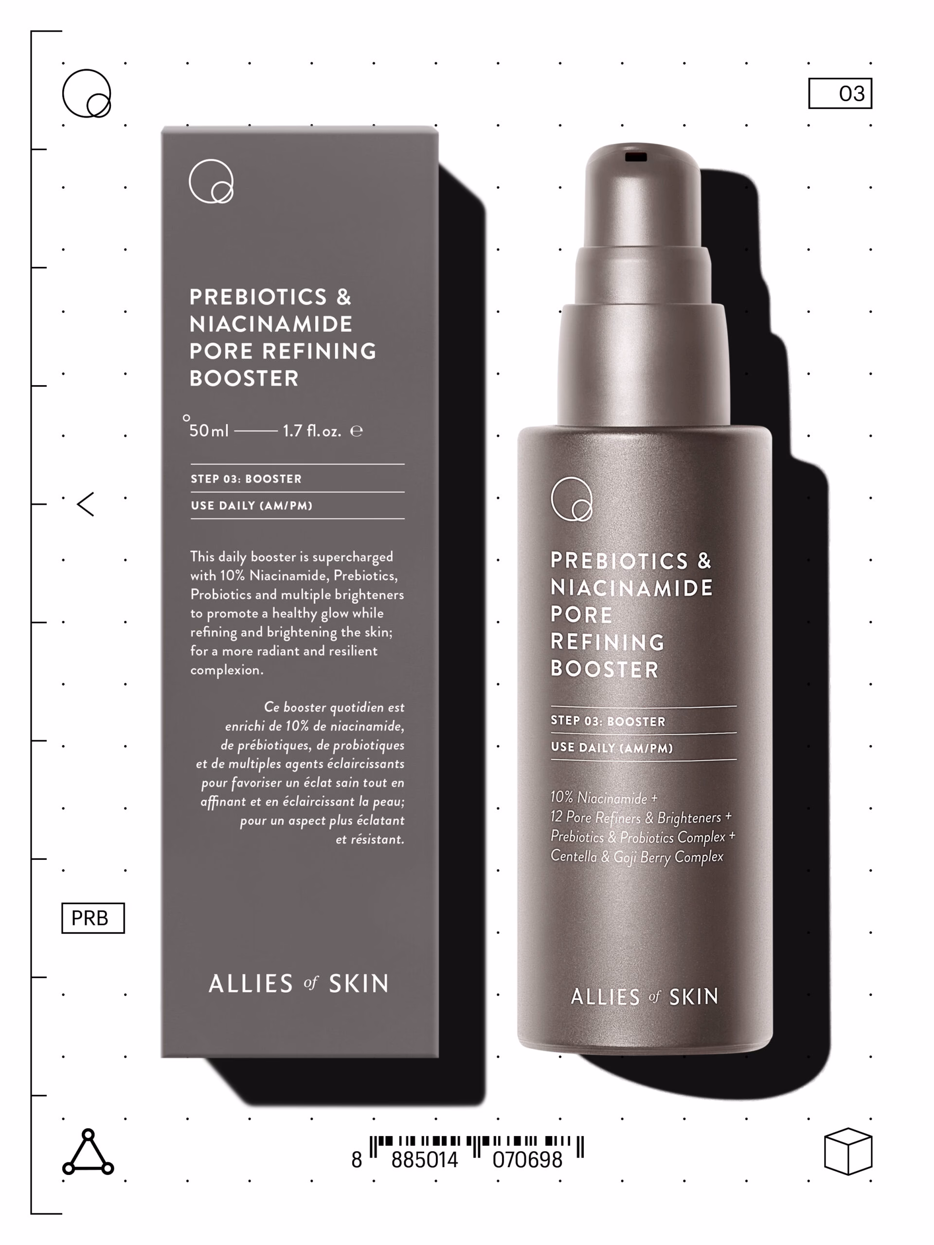 Allies of Skin Prebiotics & Niacinamide Pore Refining Booster - Зображення 2