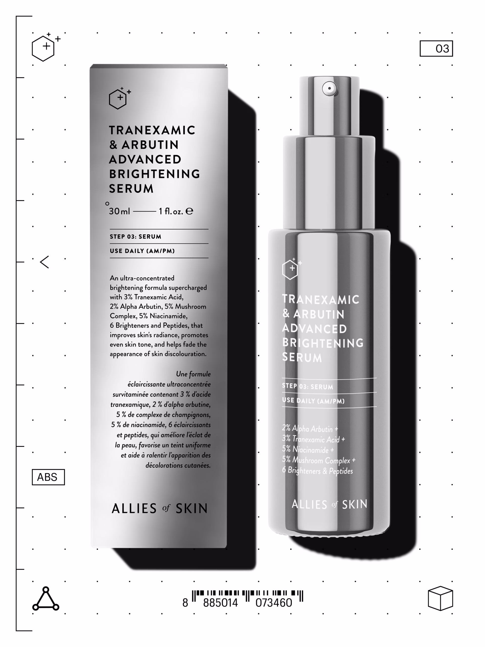 Allies of Skin Tranexamic & Arbutin Advanced Brightening Serum - Зображення 2