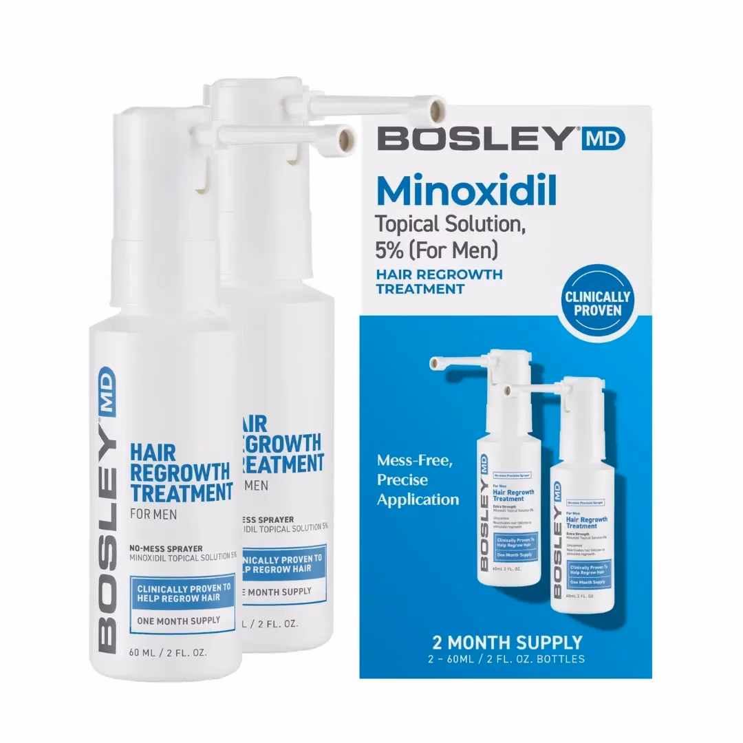 Bosley Hair спрей з міноксидилом 5% для відновлення росту волосся